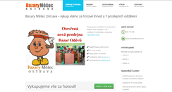 Desktop Screenshot of bazarymesec.cz