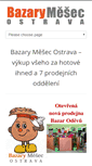 Mobile Screenshot of bazarymesec.cz